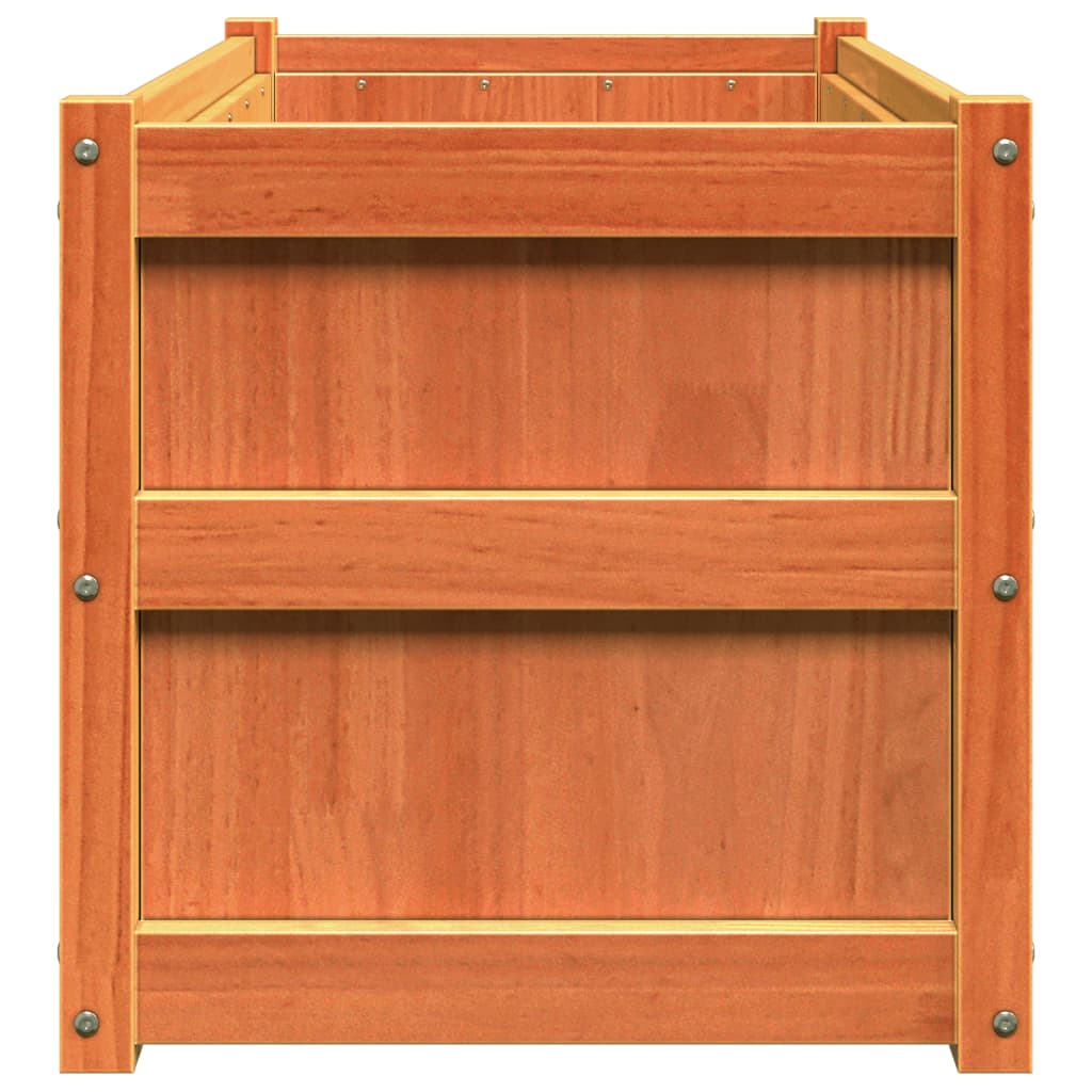 Garden Planter Wax 90X50X50 Cm Solid Wood Pine
