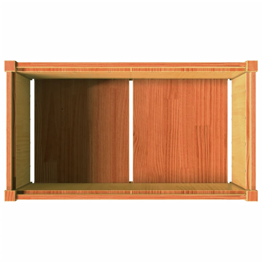 Garden Planter Wax 90X50X50 Cm Solid Wood Pine