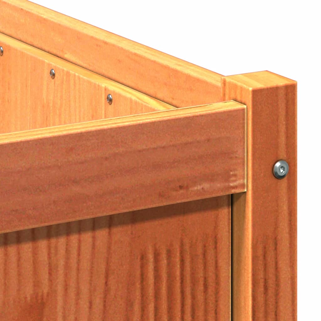 Garden Planter Wax 90X50X50 Cm Solid Wood Pine