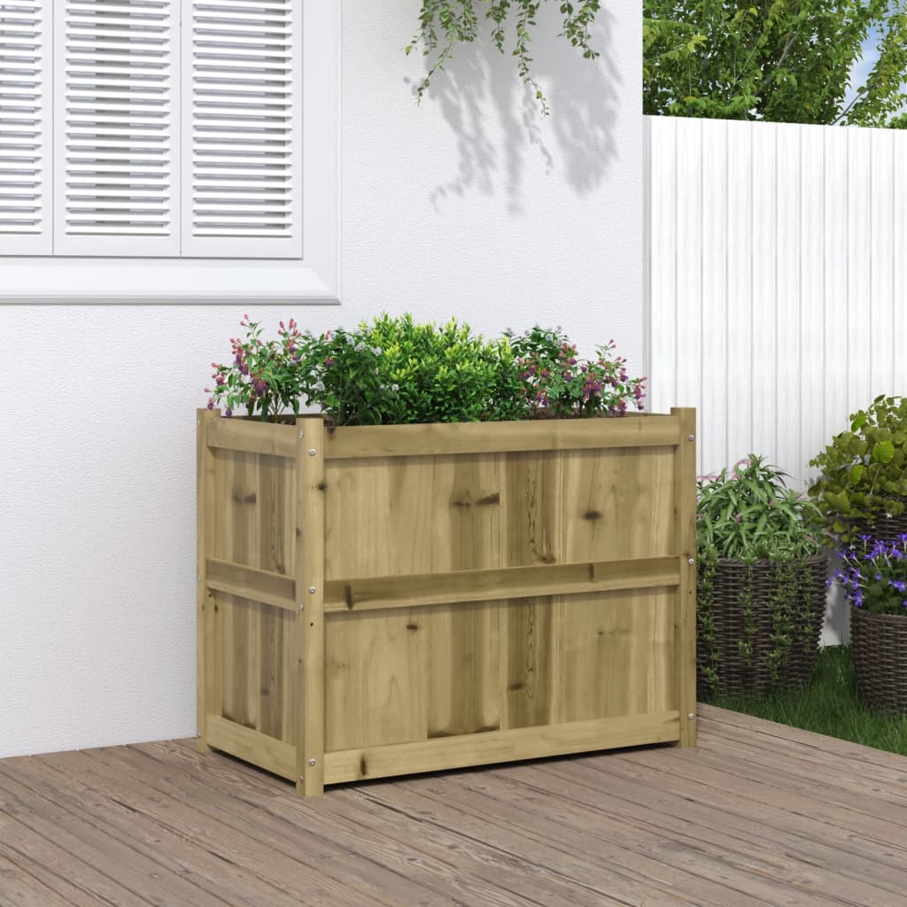 Garden Planter 90X50X70 Cm Solid Wood Douglas