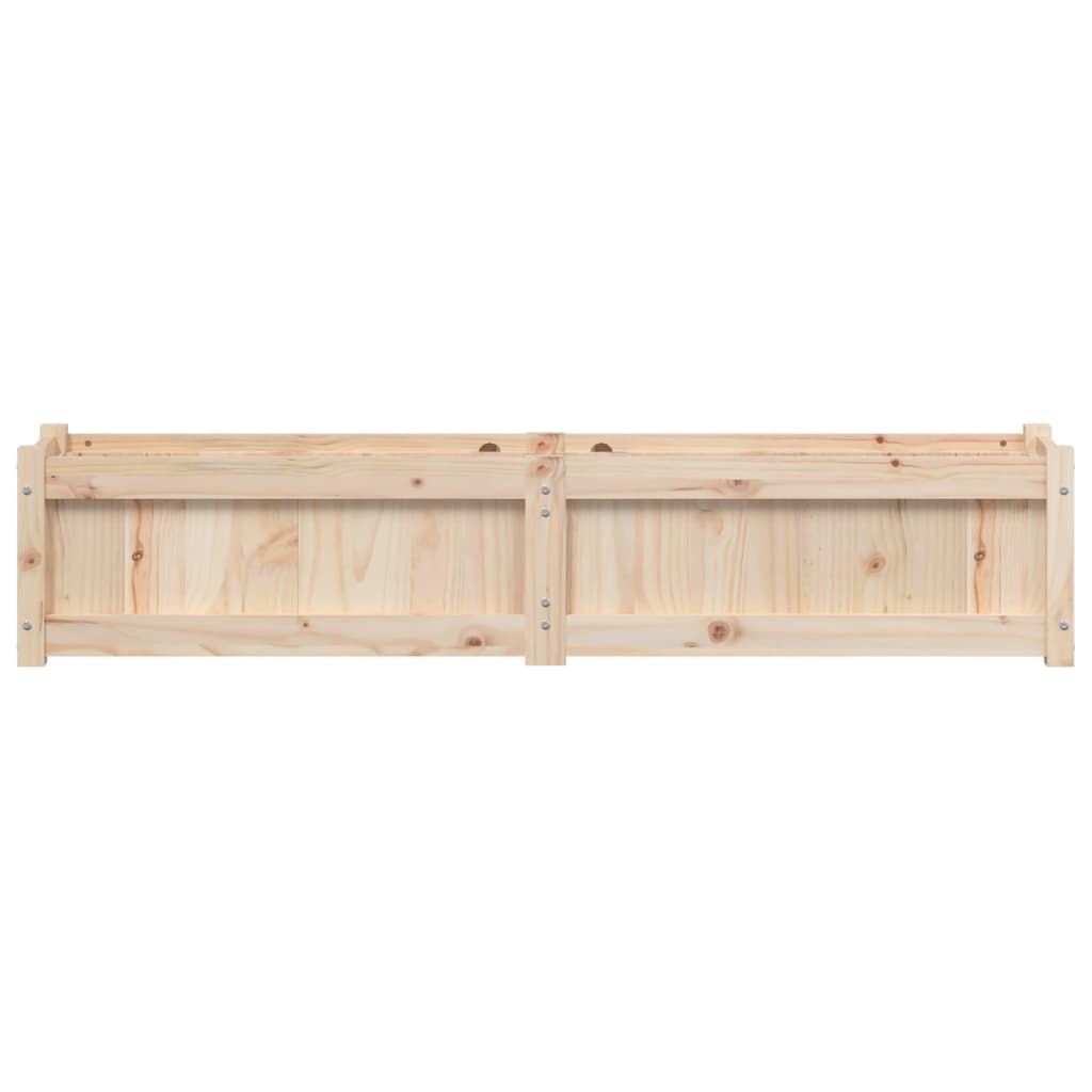 Garden Planters 2 Pcs Solid Wood Pine