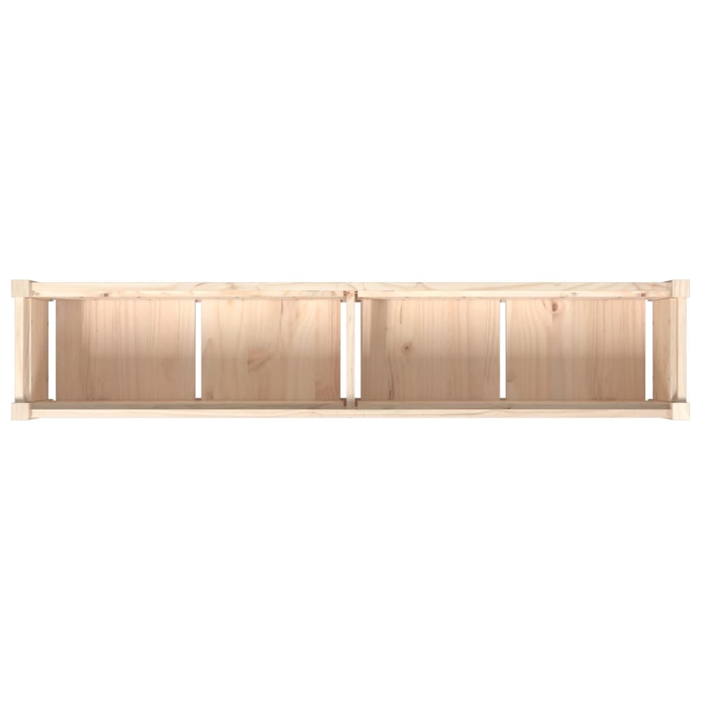 Garden Planters 2 Pcs Solid Wood Pine