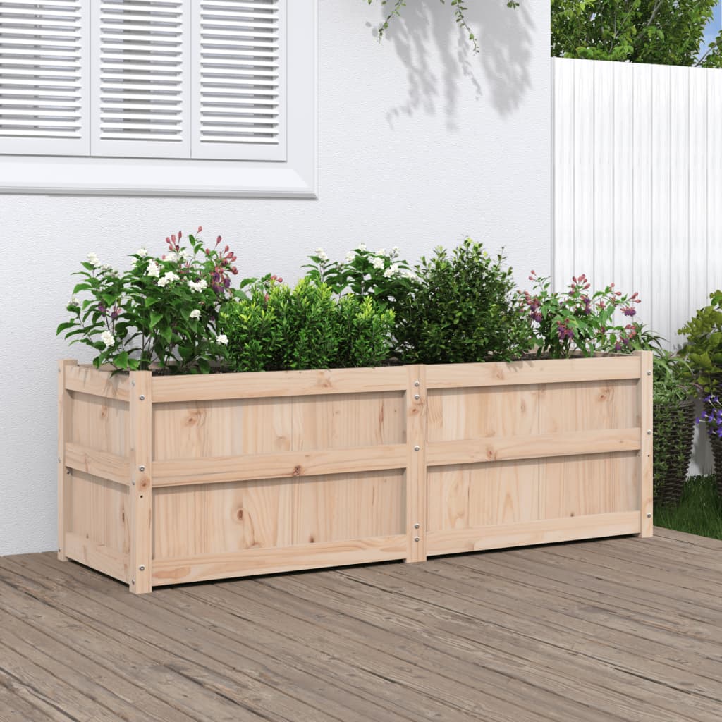 Garden Planter 150X50X50 Cm Solid Wood Pine