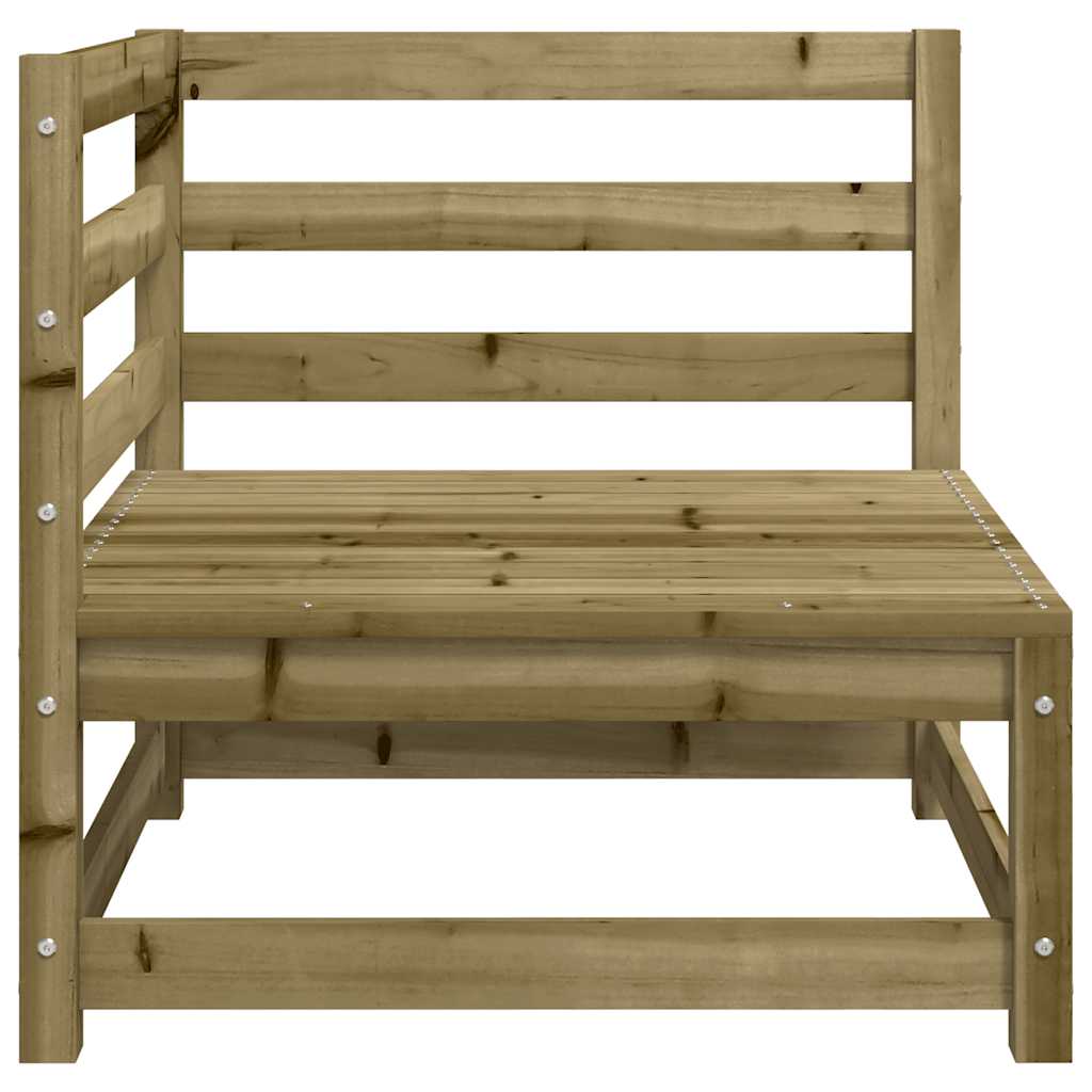 Garden Sofas Corner 2 Pcs 70X70X67 Cm Impregnated Wood Pine