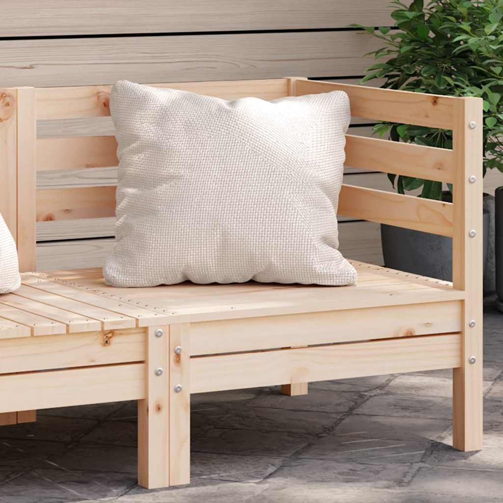 Garden Sofa | Set Of 2 | Natural Wood | Treated Pinewood | Medium