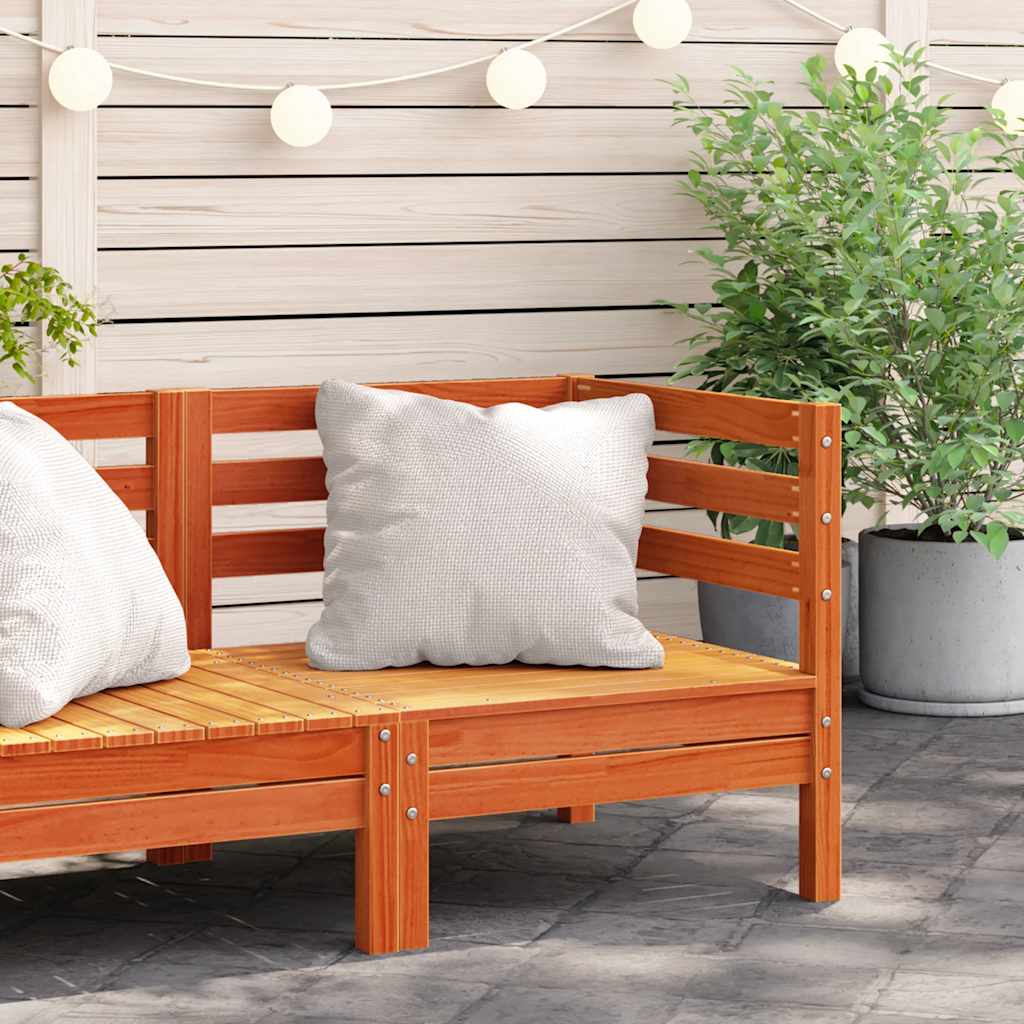 Garden Sofa | Set Of 2 | Natural Wood | Treated Pinewood | Medium