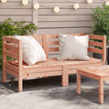 Garden Footstool Solid Wood Douglas
