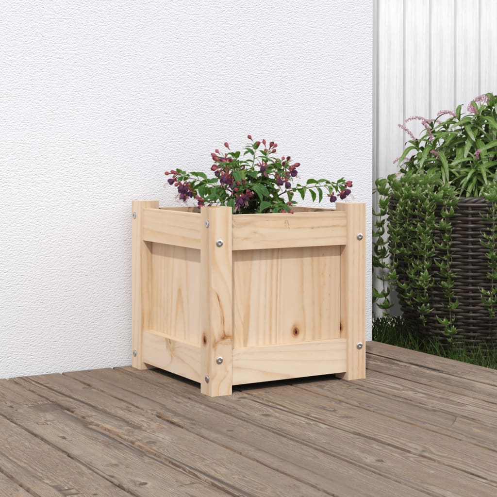 Garden Planter 31X31X31 Cm Solid Wood Douglas