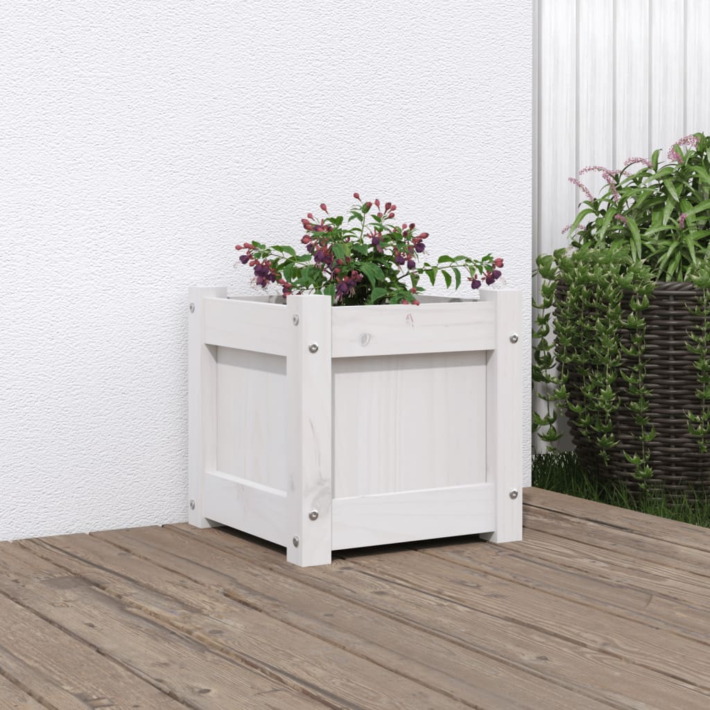 Garden Planter 31X31X31 Cm Solid Wood Douglas