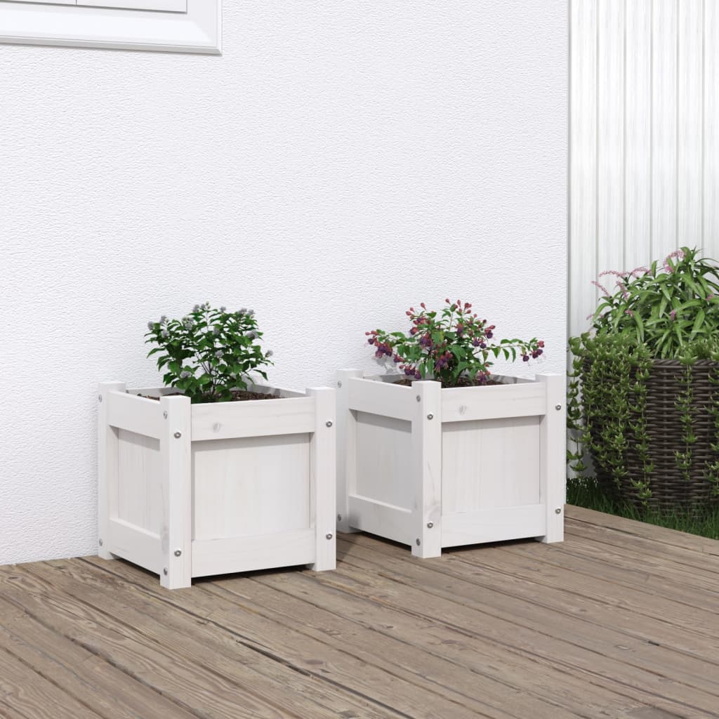 Garden Planter 31X31X31 Cm Solid Wood Douglas