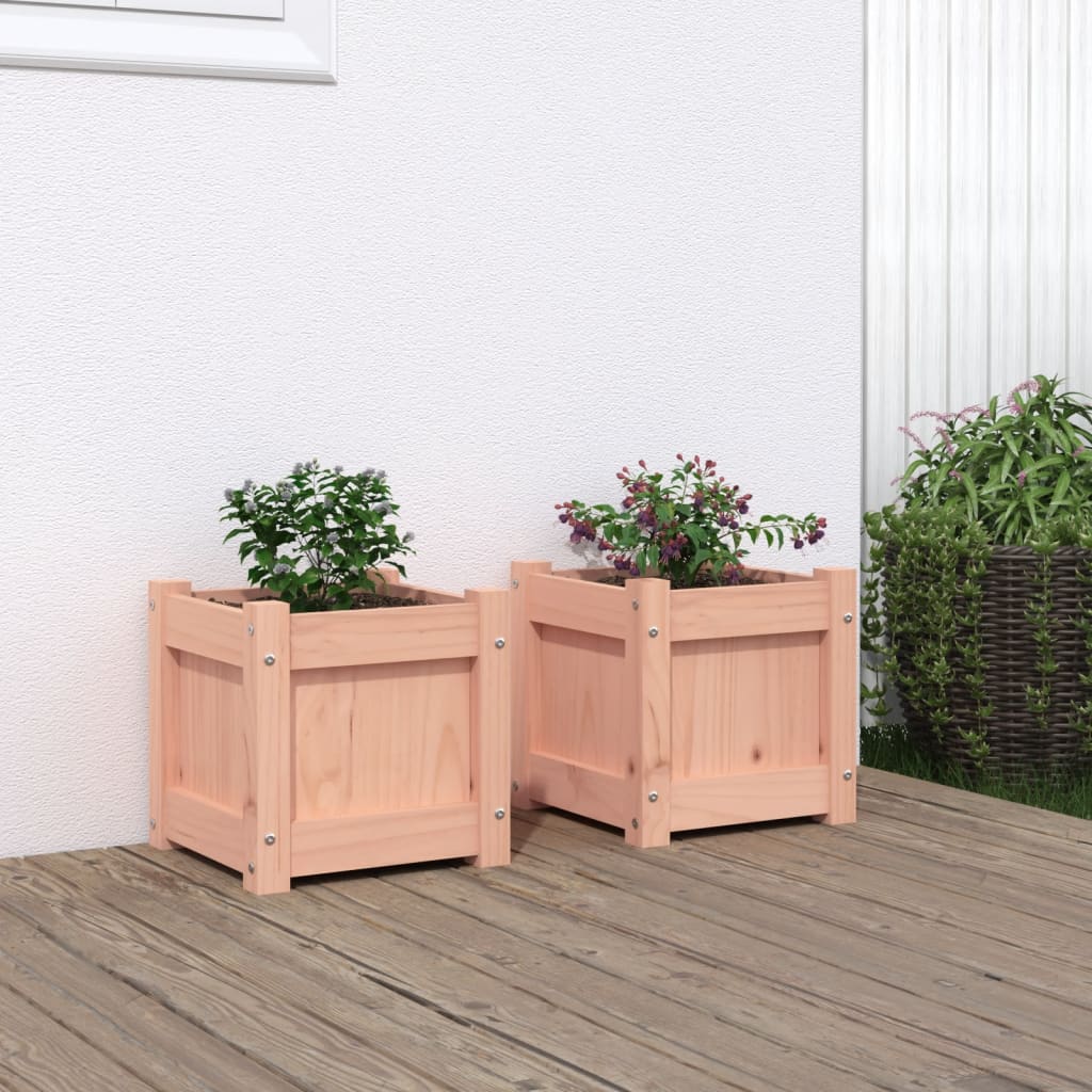 Garden Planter 31X31X31 Cm Solid Wood Douglas