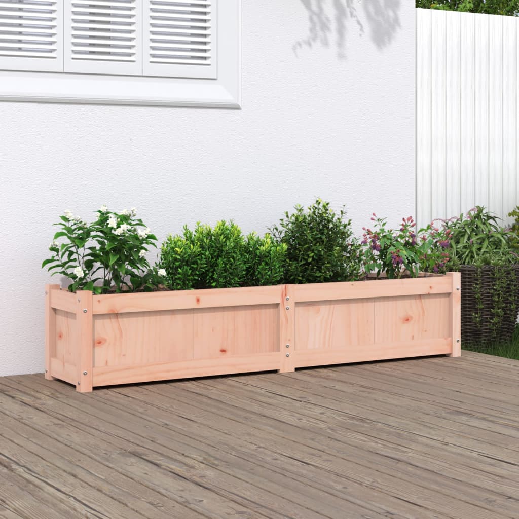 Garden Planters 2 Pcs Solid Wood Pine