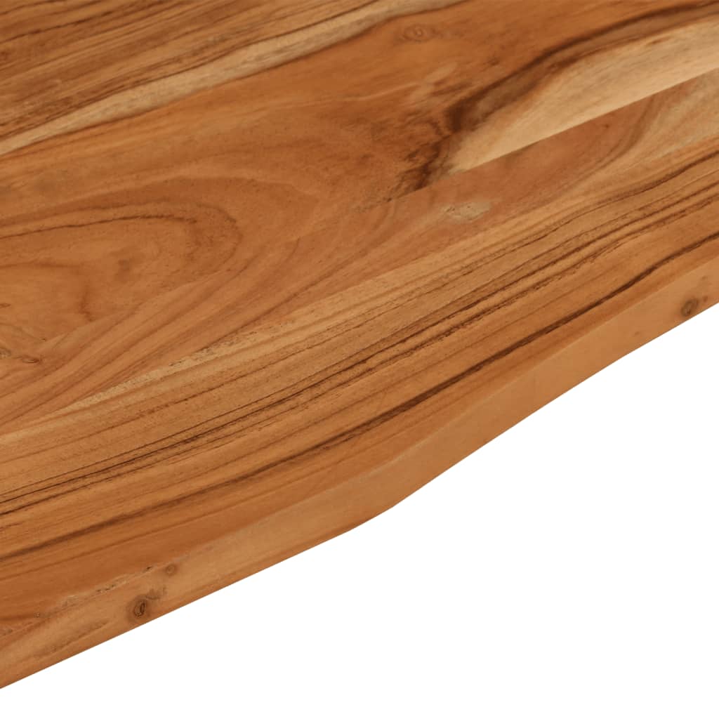 Table Tops Desk Top 100X50X2.5 Cm Rectangular Solid Wood Acacia LED 100 cm