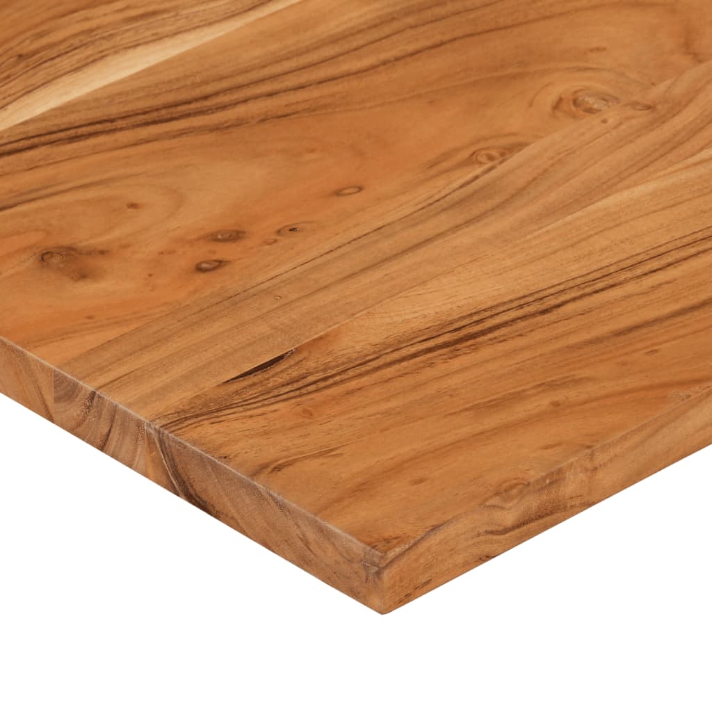 Table Tops Desk Top 100X50X2.5 Cm Rectangular Solid Wood Acacia LED 100 cm