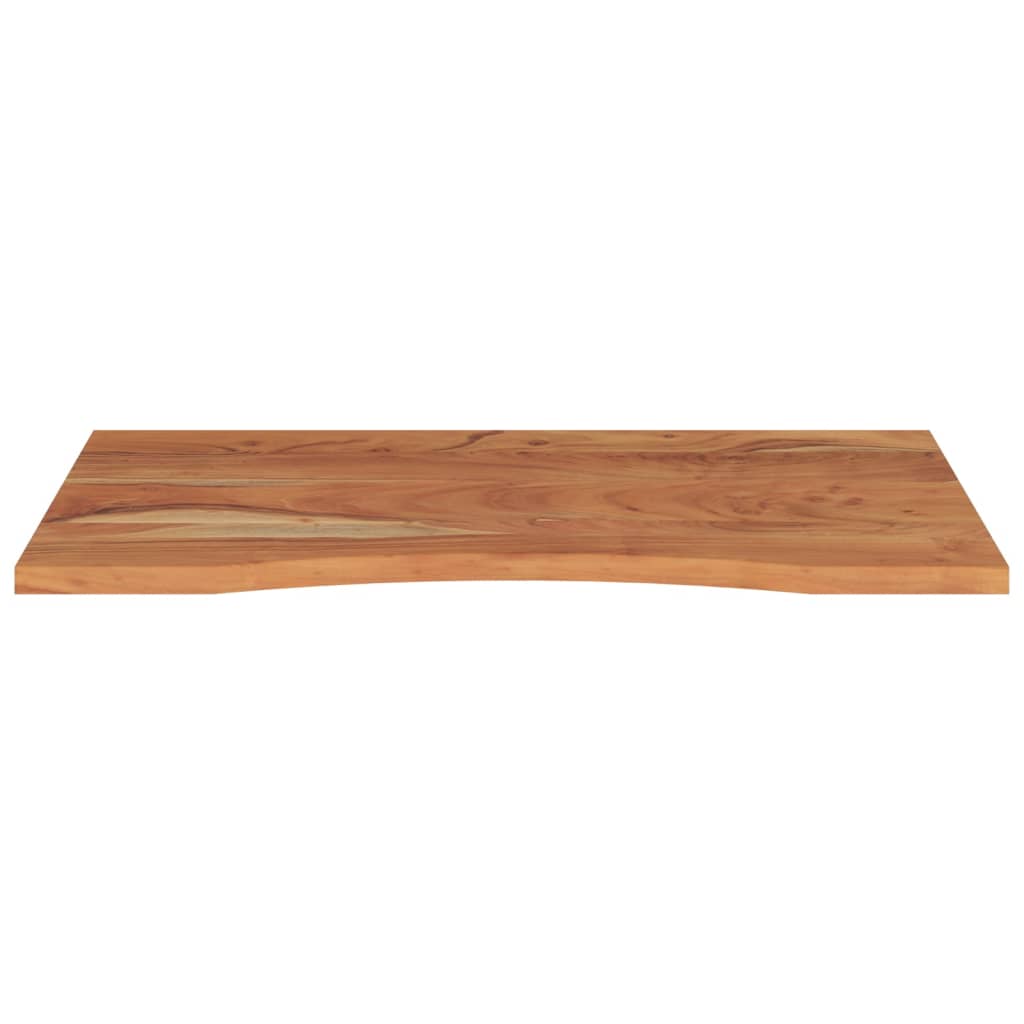 Desk Top 100X60X2.5 Cm Rectangular Solid Wood Acacia