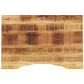 Table Tops Desk Top Curve 80X50X2.5 Cm Solid Wood Rough Mango LED 80 cm