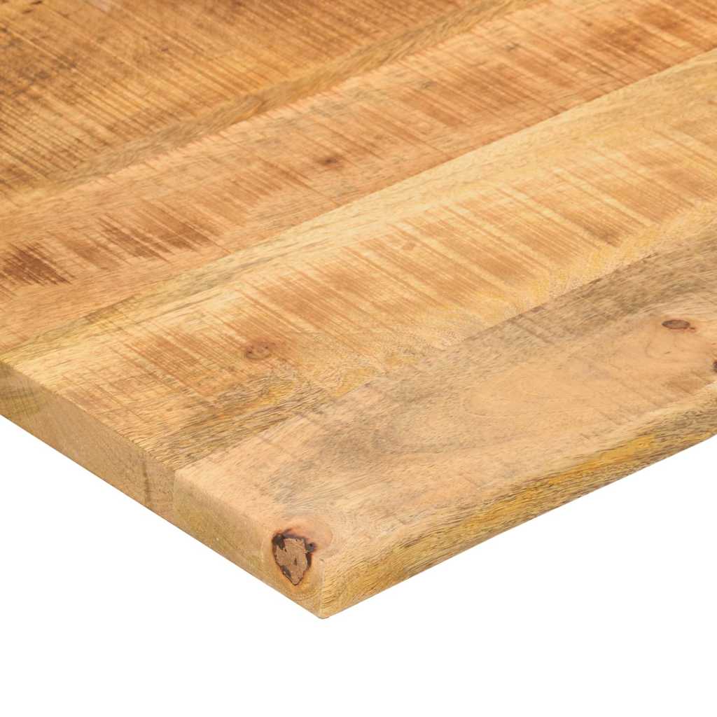 Table Tops Desk Top Curve 80X50X2.5 Cm Solid Wood Rough Mango LED 80 cm