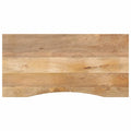 Table Tops Solid Mango Wood Desk Top Tabletop Rustic Natural Finish 110x50x2.5cm