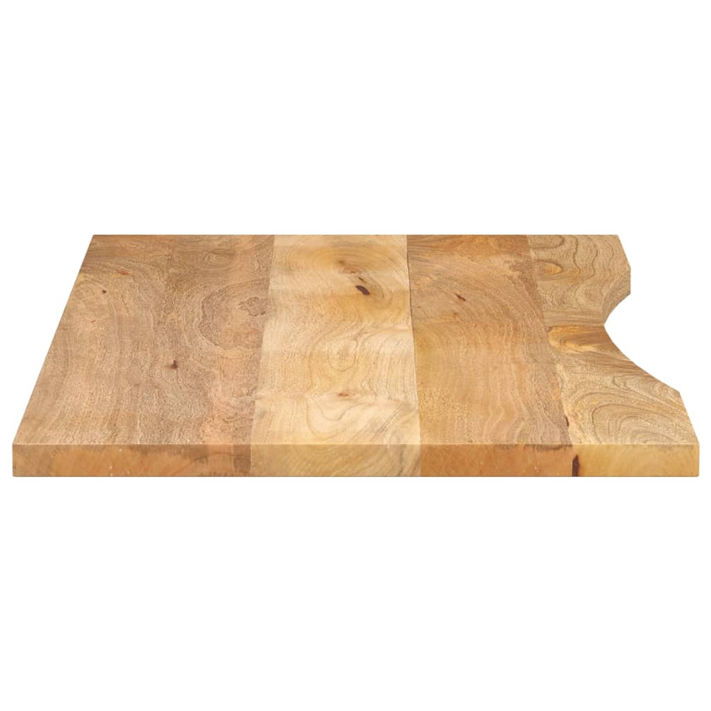 Table Tops Solid Mango Wood Desk Top Tabletop Rustic Natural Finish 110x50x2.5cm