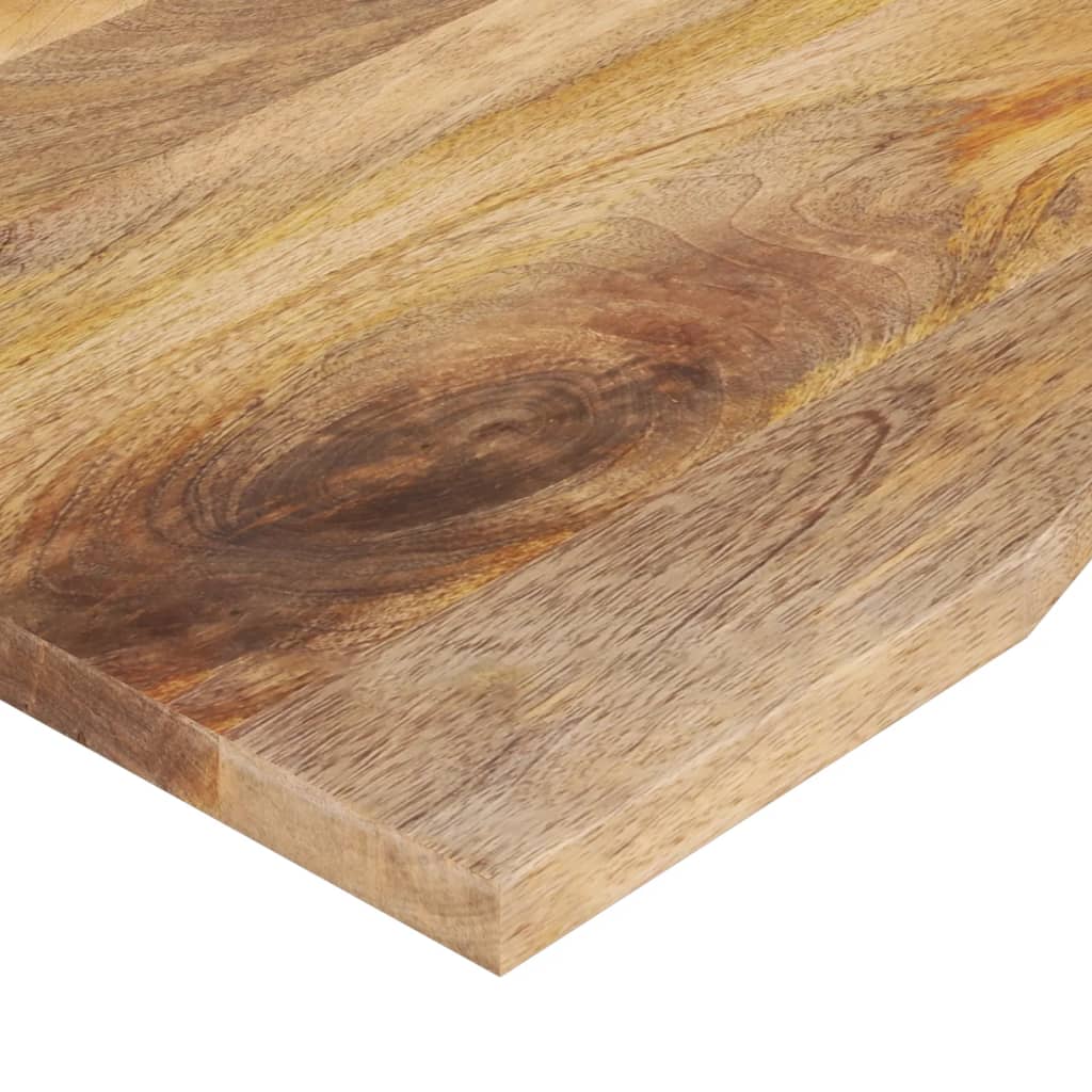 Table Tops Solid Mango Wood Desk Top Tabletop Rustic Natural Finish 110x50x2.5cm
