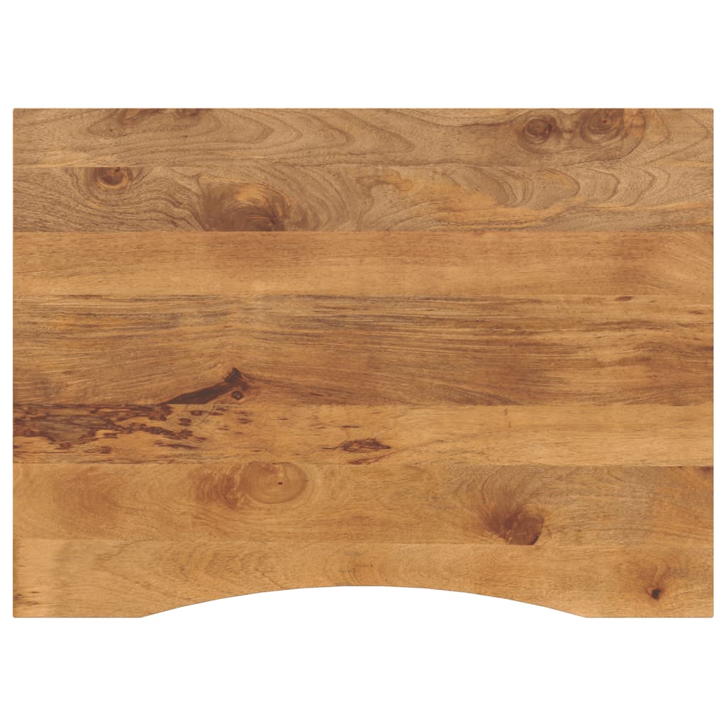 Table Tops Solid Mango Wood Desk Top Tabletop Rustic Natural Finish 110x80x2.5cm