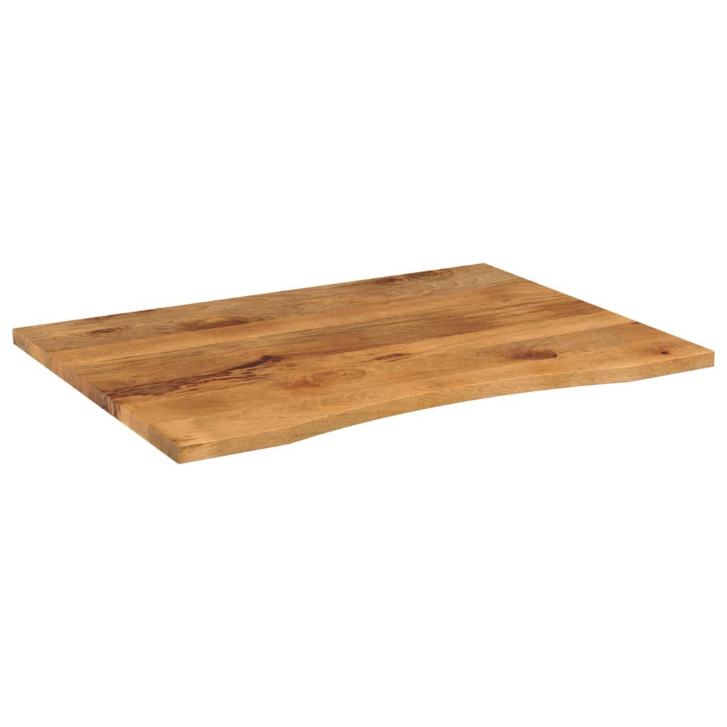 Table Tops Solid Mango Wood Desk Top Tabletop Rustic Natural Finish 110x80x2.5cm