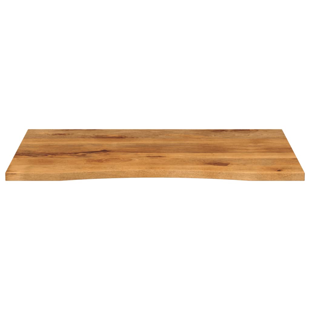 Table Tops Solid Mango Wood Desk Top Tabletop Rustic Natural Finish 110x80x2.5cm