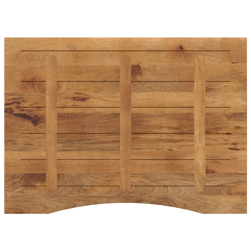Table Tops Solid Mango Wood Desk Top Tabletop Rustic Natural Finish 110x80x2.5cm