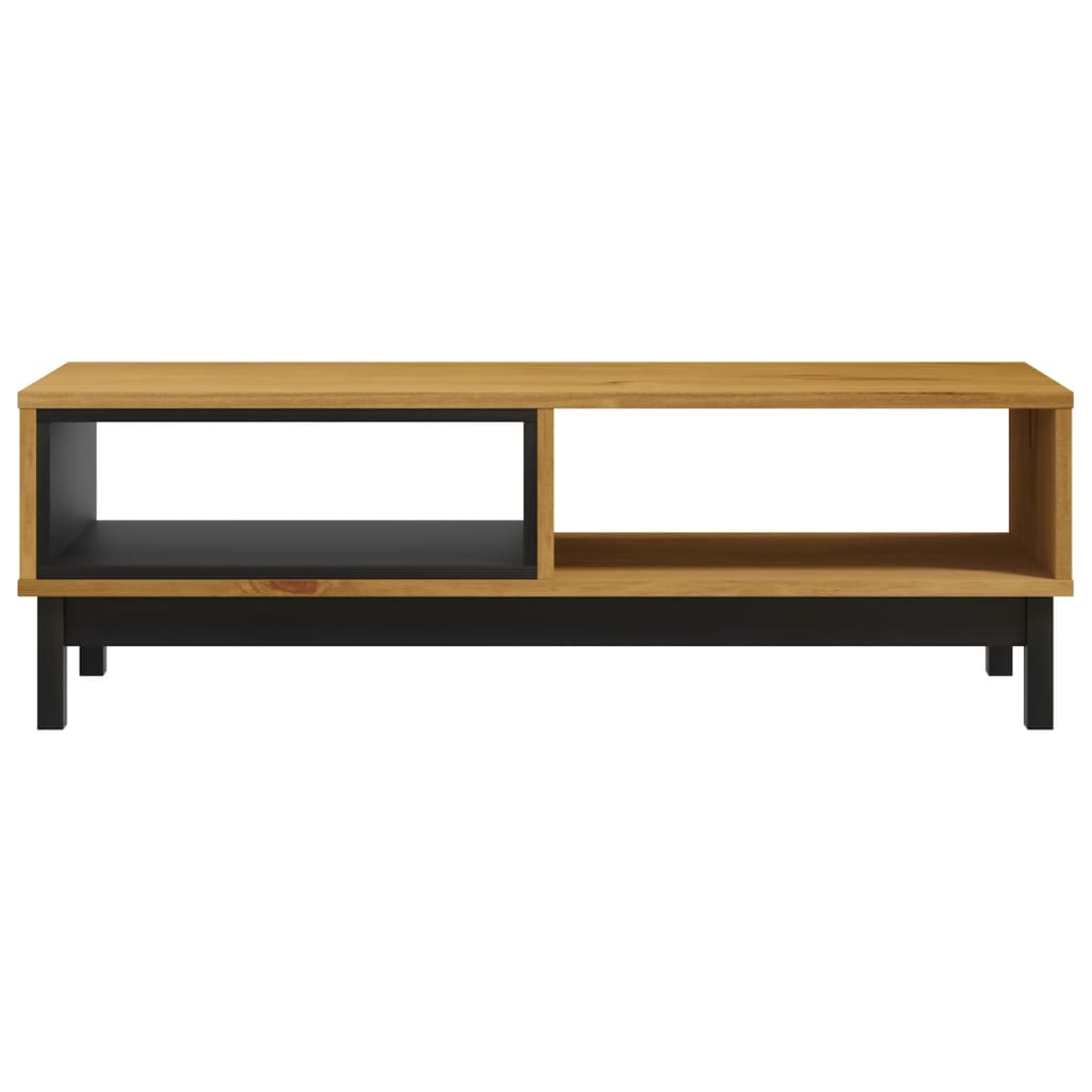 Coffee Table Flam 100X50X32.5 Cm Solid Wood Pine 100 cm