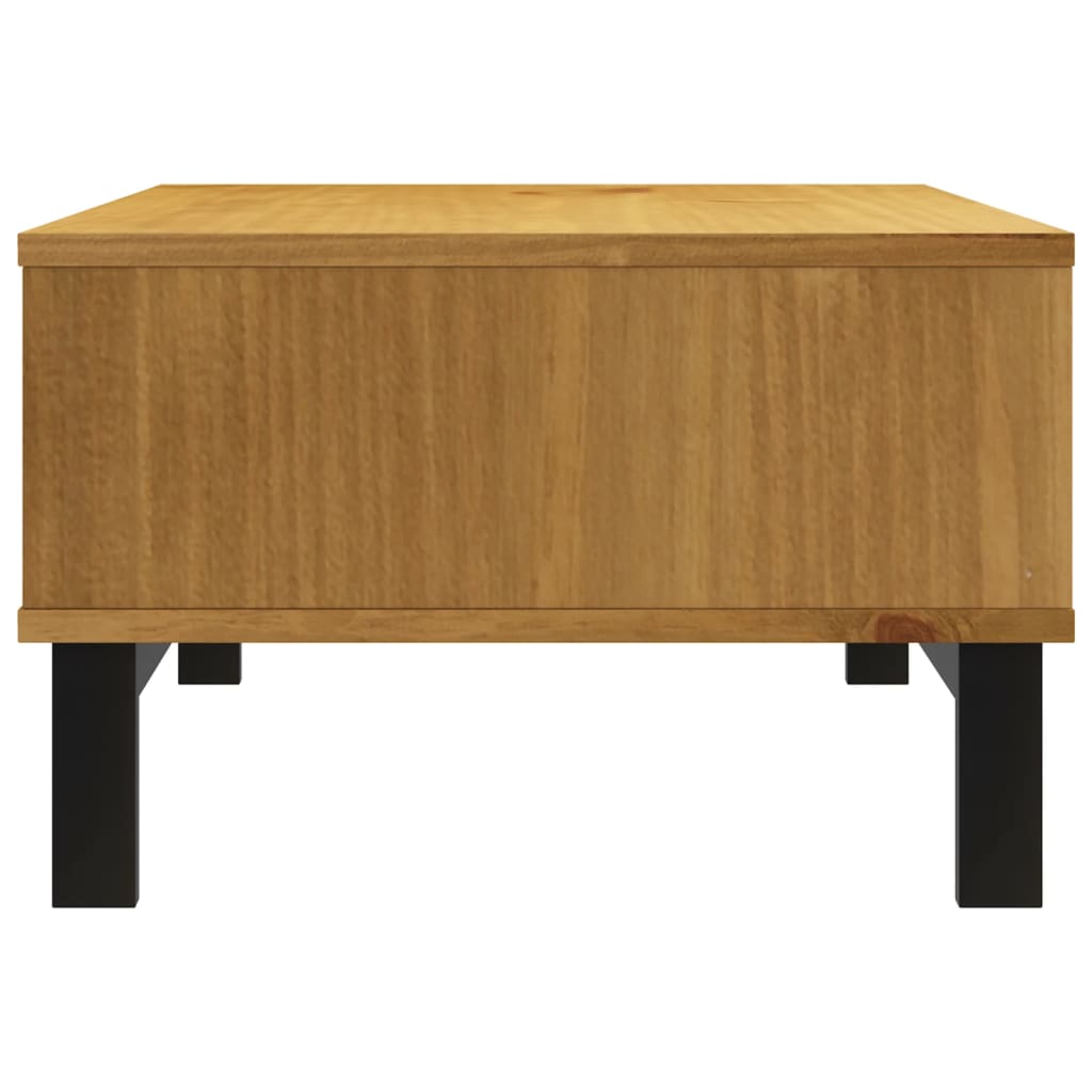 Coffee Table Flam 100X50X32.5 Cm Solid Wood Pine 100 cm