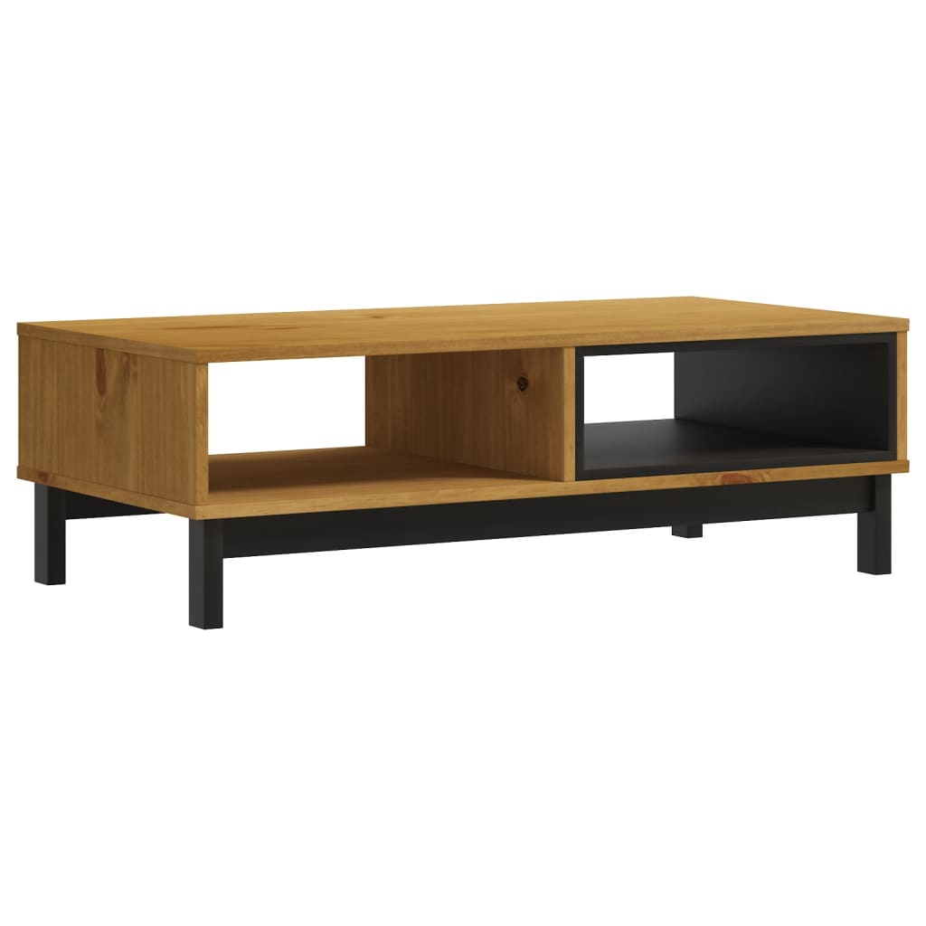 Coffee Table Flam 100X50X32.5 Cm Solid Wood Pine 100 cm