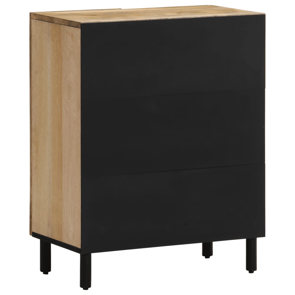 Side Cabinet 60X33X75 Cm Solid Wood Mango