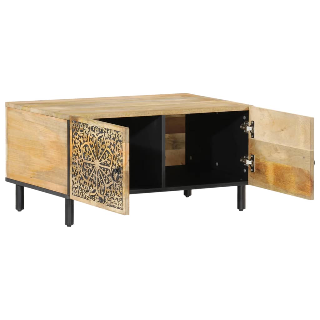 Coffee Table 80X50X40 Cm Solid Wood Mango