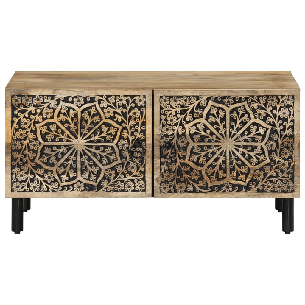 Coffee Table 80X50X40 Cm Solid Wood Mango