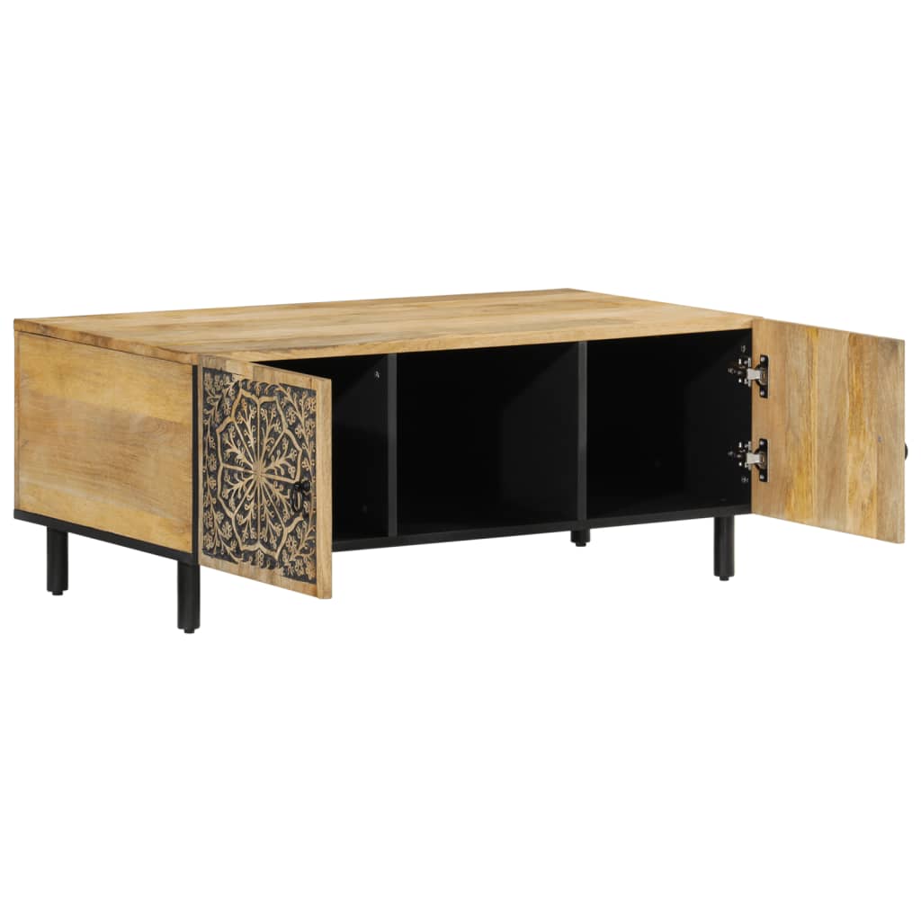 Coffee Table 100X54X40 Cm Solid Wood Mango
