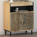 Side Cabinet 60X33X75 Cm Solid Wood Mango