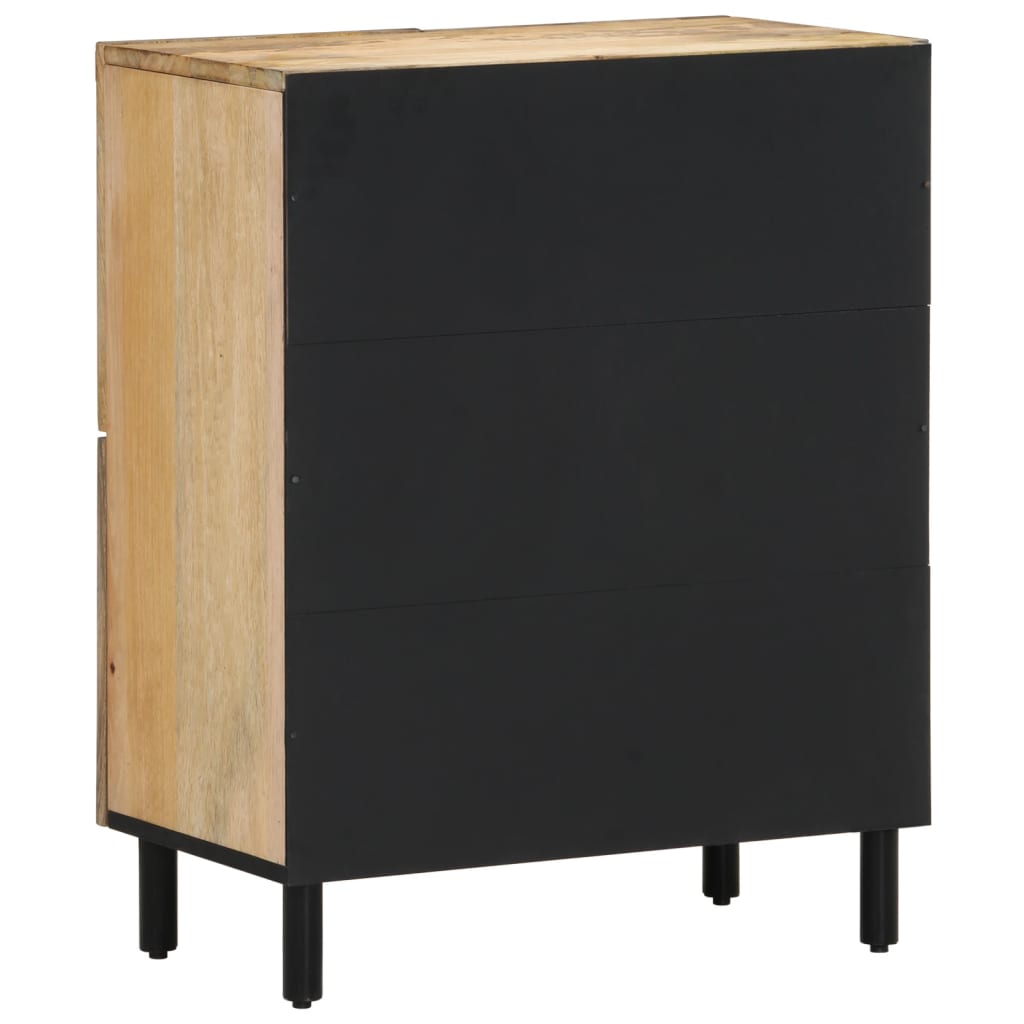 Side Cabinet 60X33X75 Cm Solid Wood Mango
