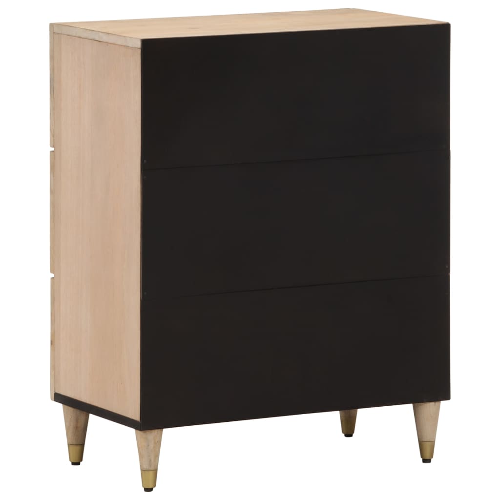 Side Cabinet 60X33X75 Cm Solid Wood Mango