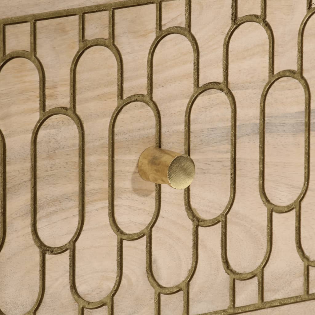 Side Cabinet 60X33X75 Cm Solid Wood Mango