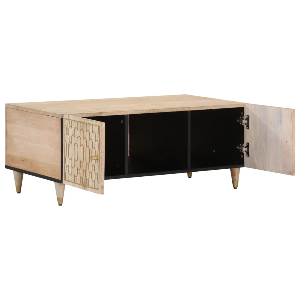 Coffee Table 100X54X40 Cm Solid Wood Mango