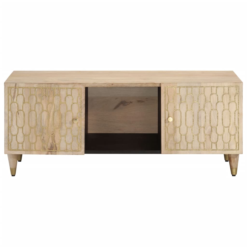 Coffee Table 100X54X40 Cm Solid Wood Mango