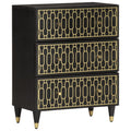Side Cabinet 60X33X75 Cm Solid Wood Mango