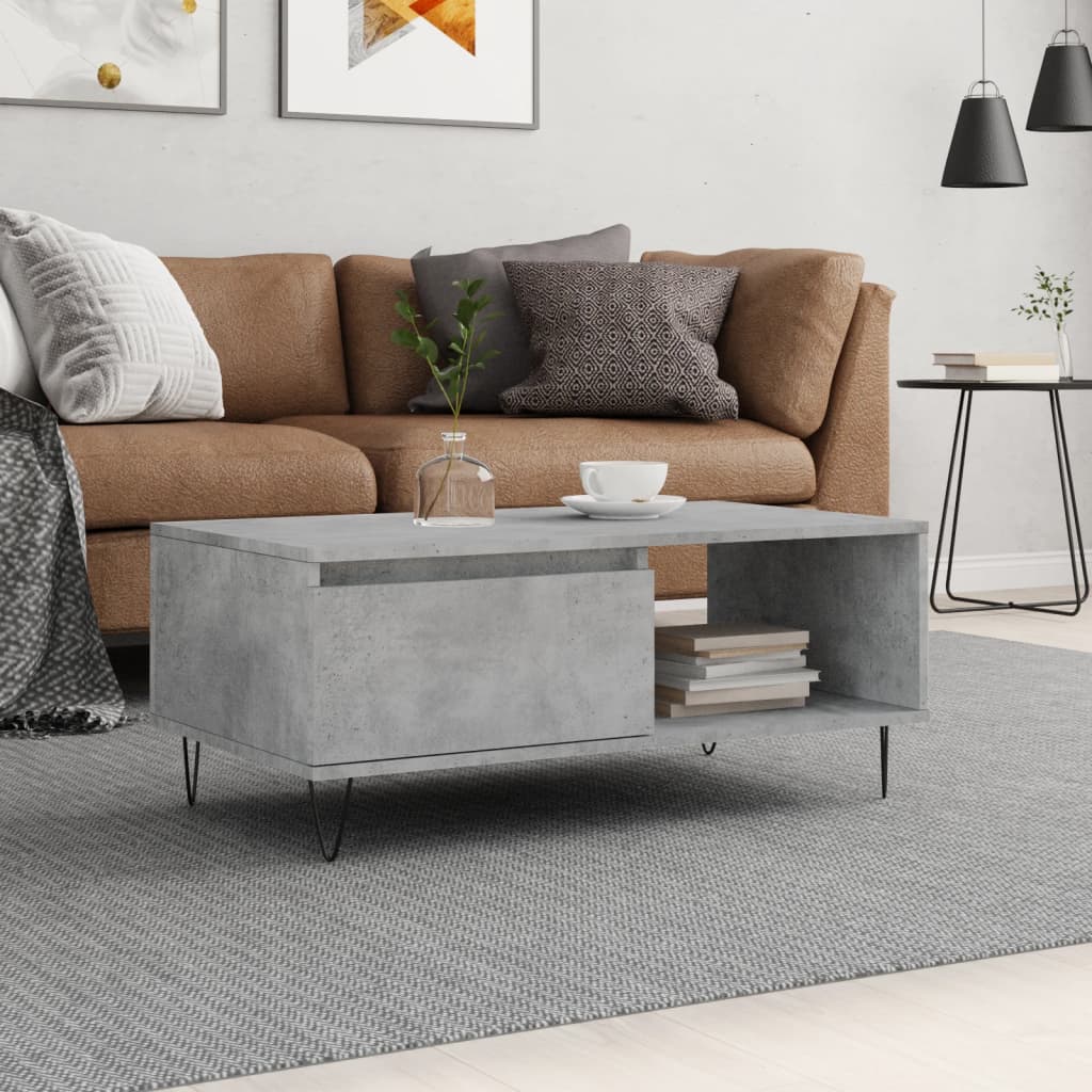 Coffee Table 90X50X36.5 Cm Engineered Wood