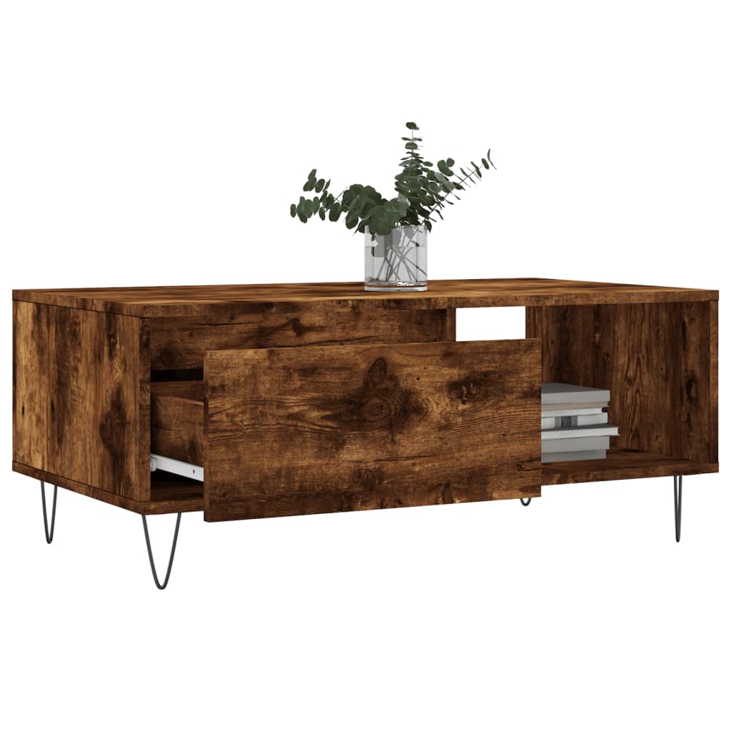 Coffee Table 90X50X36.5 Cm Engineered Wood