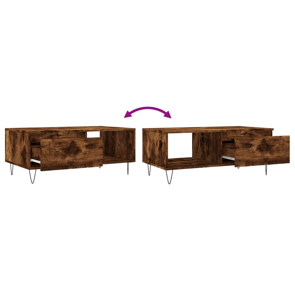 Coffee Table 90X50X36.5 Cm Engineered Wood