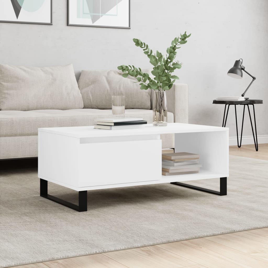 Coffee Table 90X50X36.5 Cm Engineered Wood