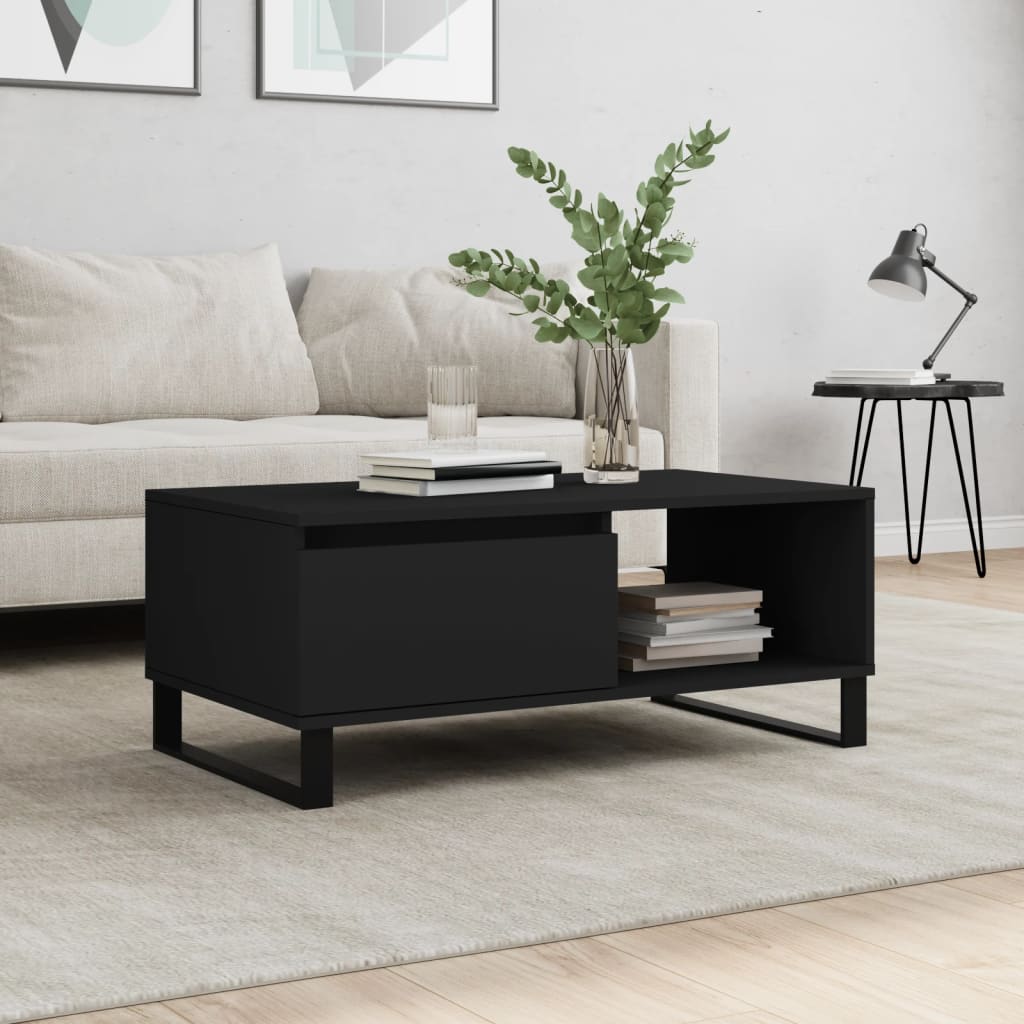 Coffee Table 90X50X36.5 Cm Engineered Wood