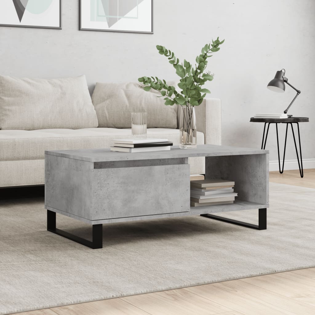 Coffee Table 90X50X36.5 Cm Engineered Wood