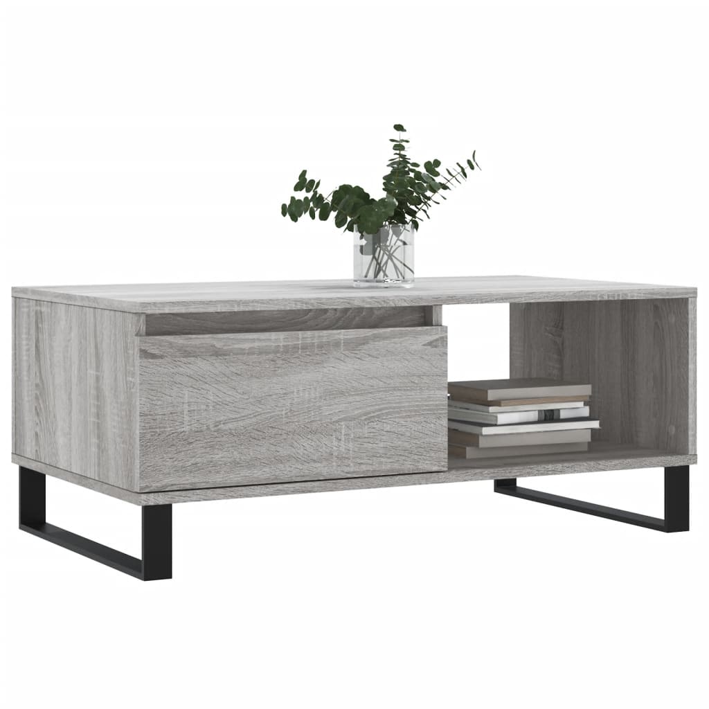 Coffee Table 90X50X36.5 Cm Engineered Wood