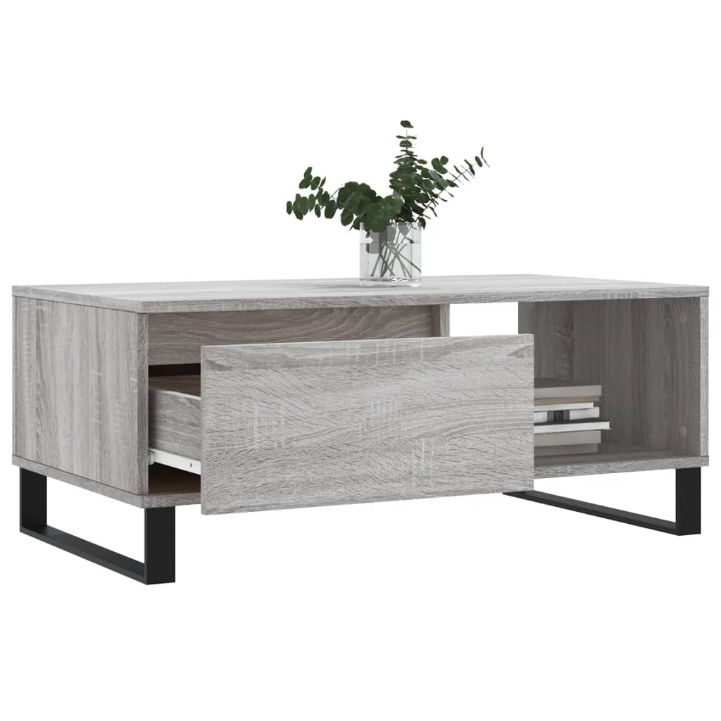 Coffee Table 90X50X36.5 Cm Engineered Wood